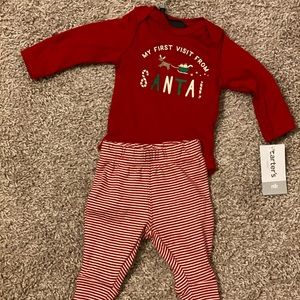 Newborn First Christmas outfit